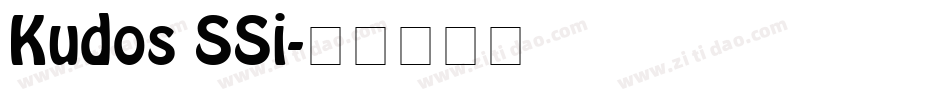 Kudos SSi字体转换